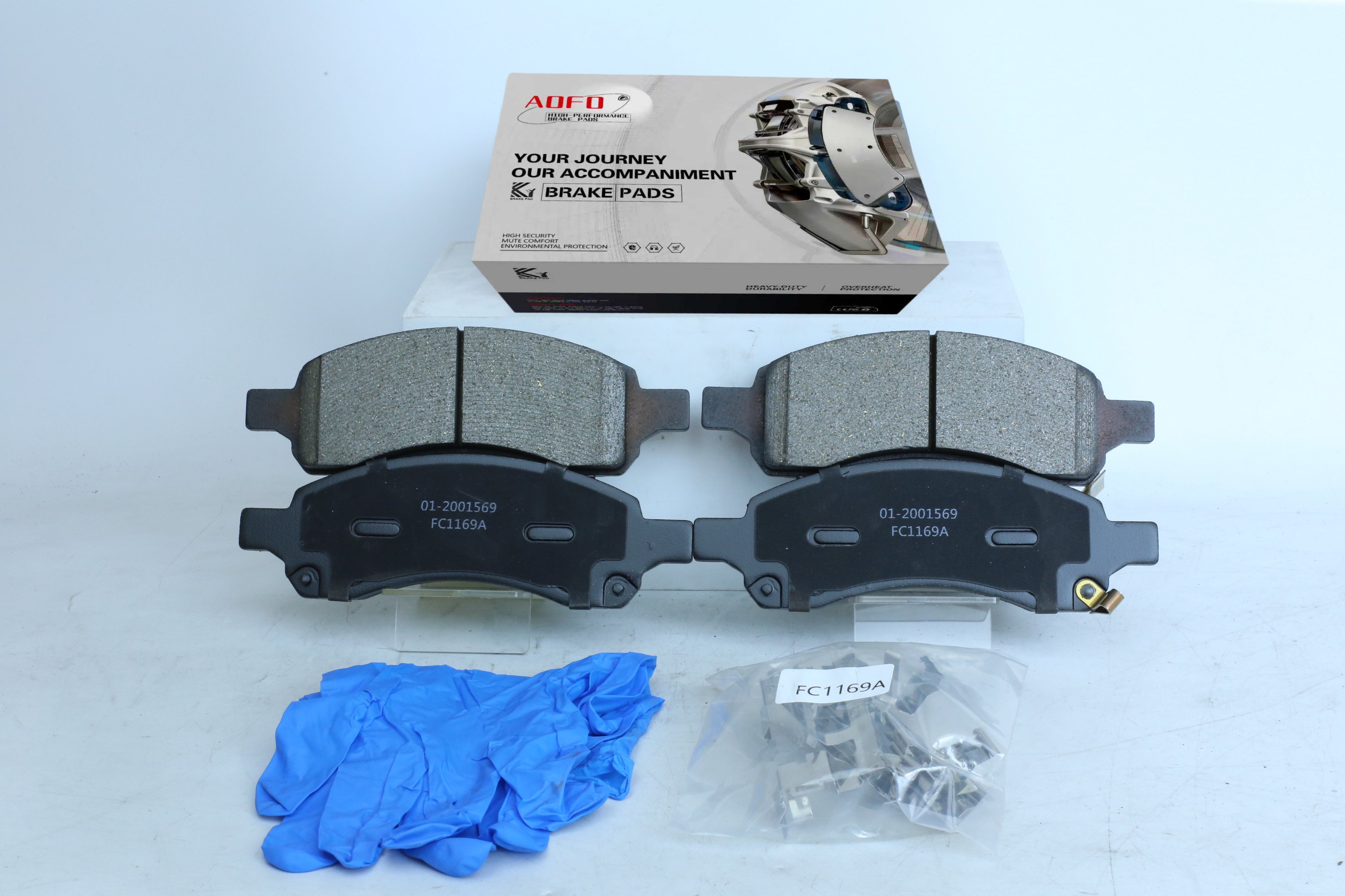 D1169A Front Brake Pads for Buick Enclave Chevrolet Traverse GMC Acadia