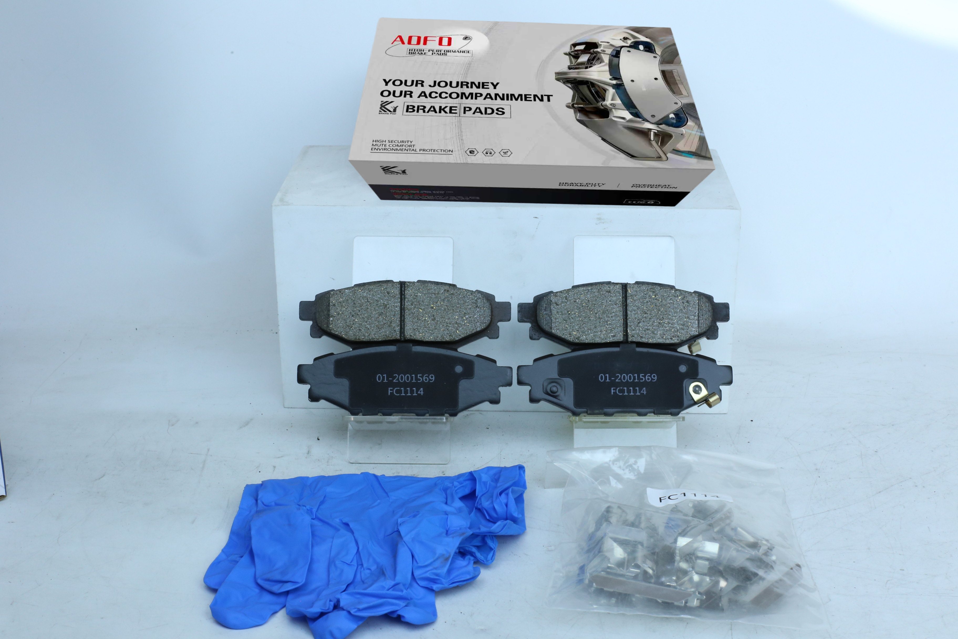 D1114 Rear Brake Pads for Subaru Forester Impreza BRZ Toyota GT86