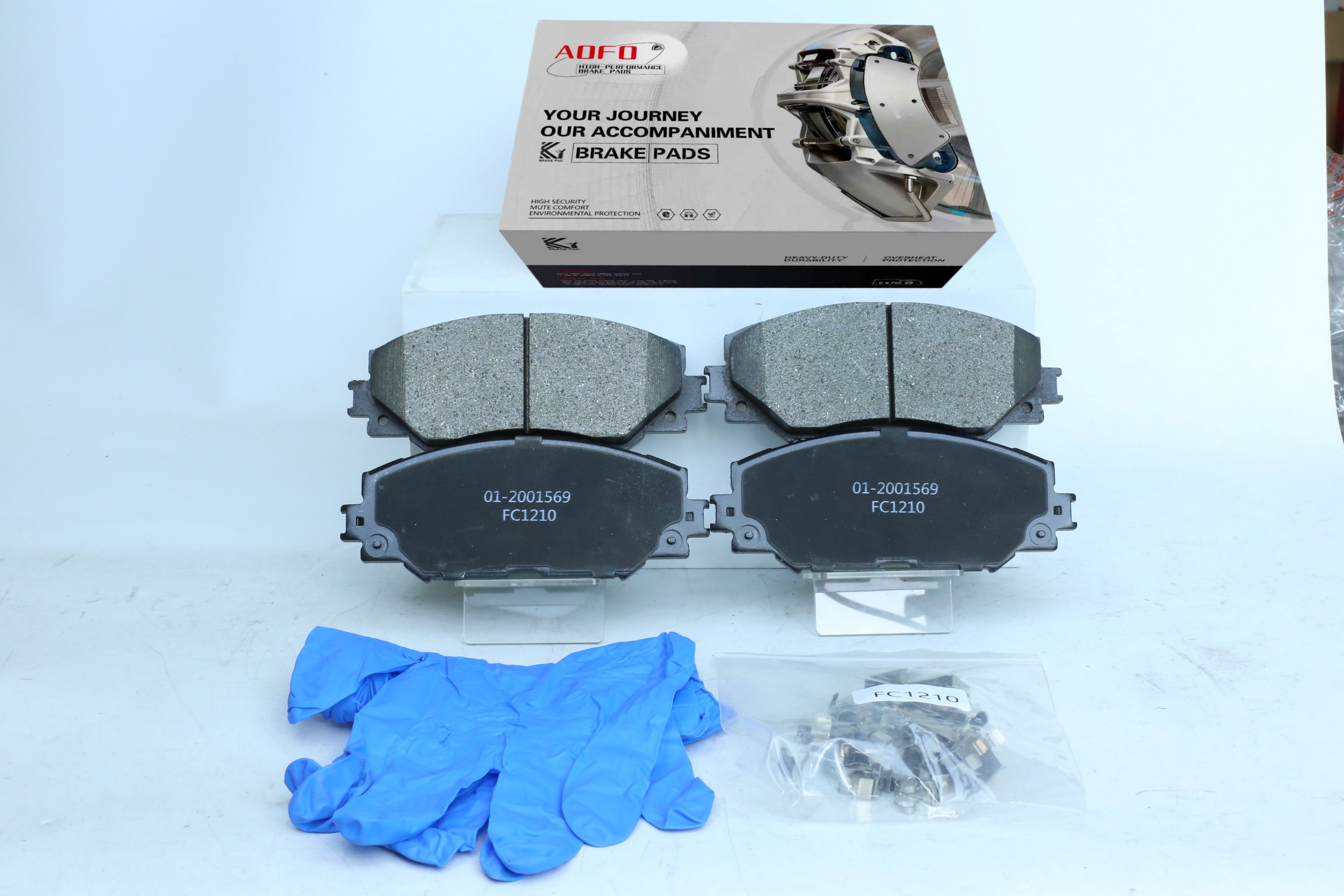D1210 Front Brake Pads for Toyota Corolla RAV4 Auris Prius