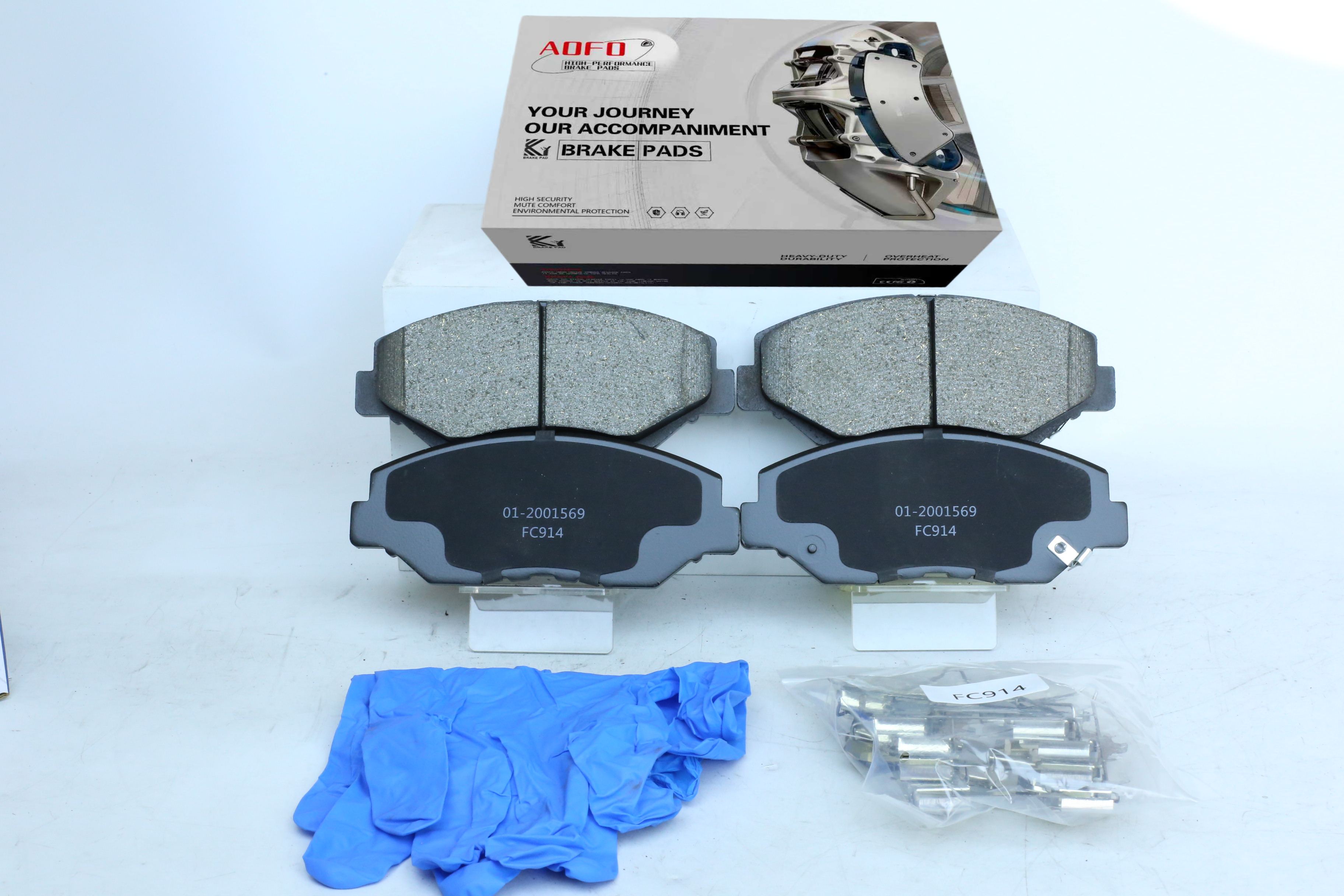 D914 Brake Pads – Fits Honda Accord, Civic, CR-V, Element, Pilot & Acura ILX