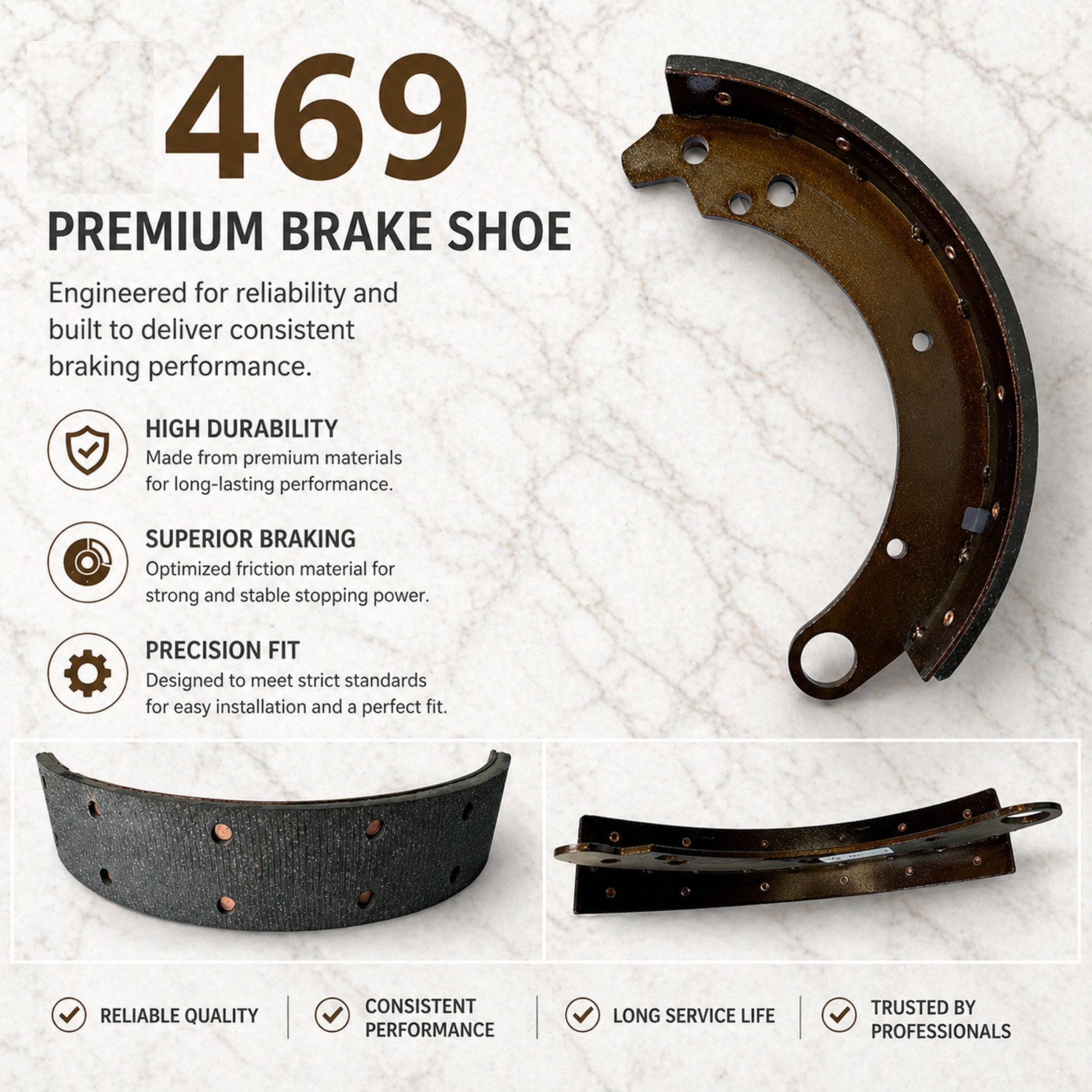 469-3501090  brake shoe Российские тормозные колодки BA3