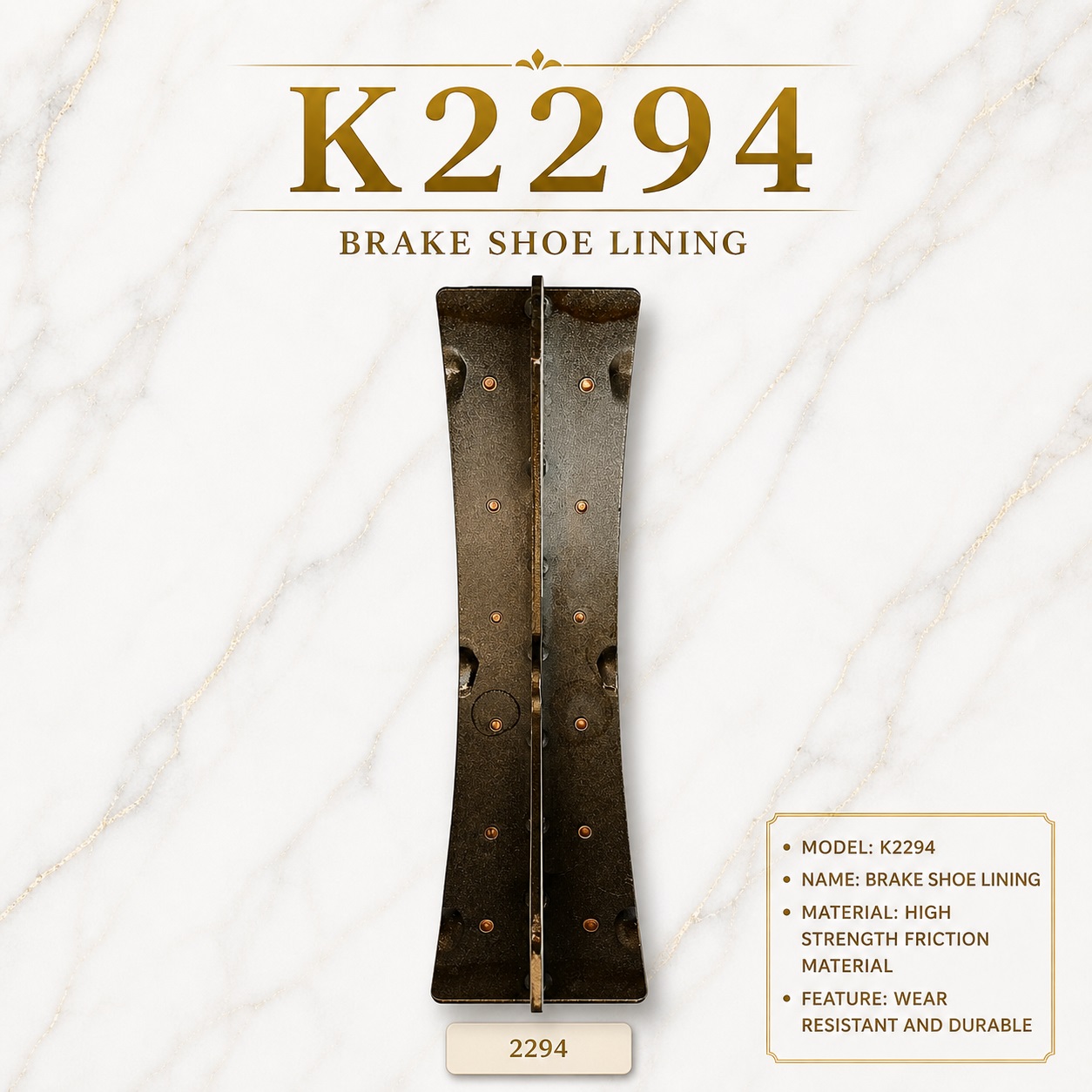 K2294 Brake shoe 04494-36100 TOYOTA