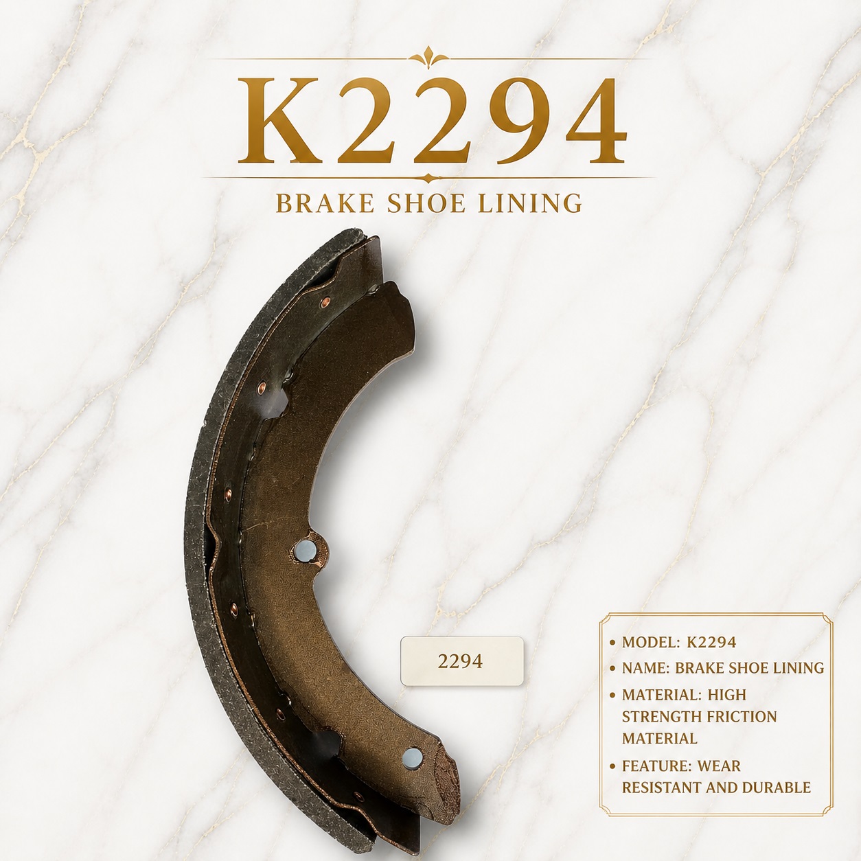 K2294 Brake shoe 04494-36100 TOYOTA