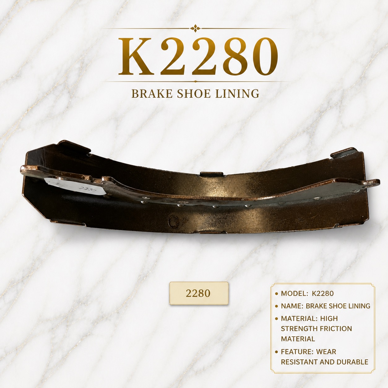 K2280 Brake shoe 04495-34020 TOYOTA