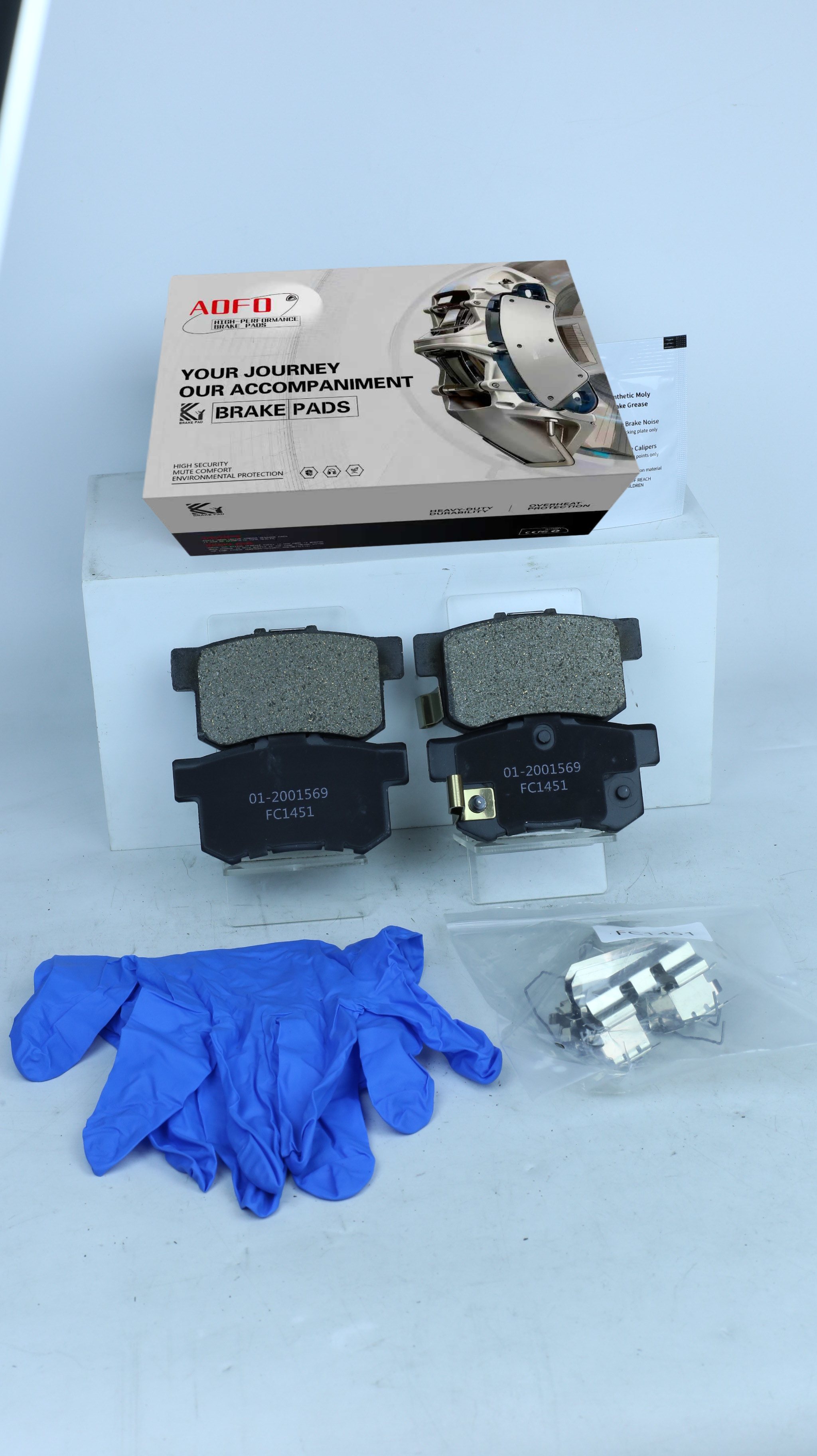 D1451 Rear Brake Pads for Honda Accord Spirior Acura TSX