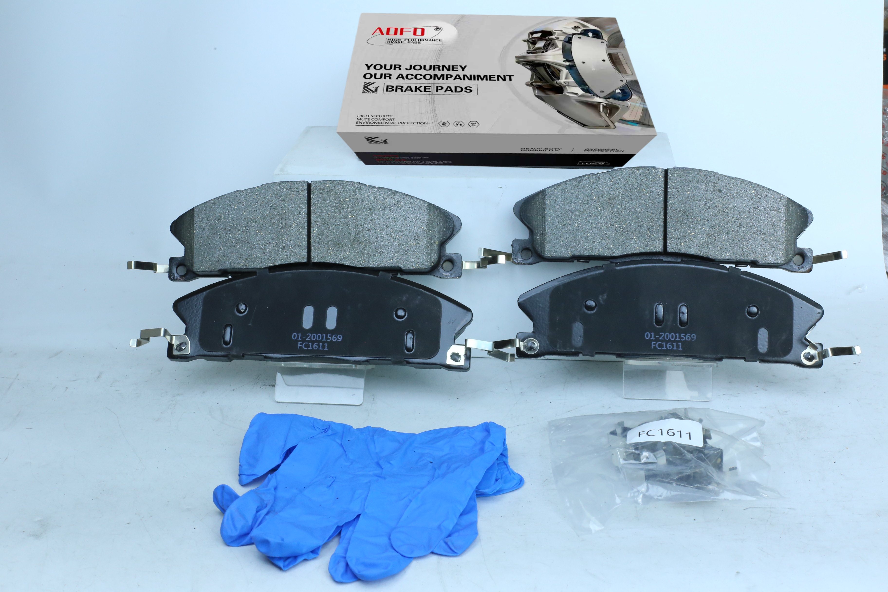 D1611 Front Brake Pads | Automotive Passenger Car Disc Pads