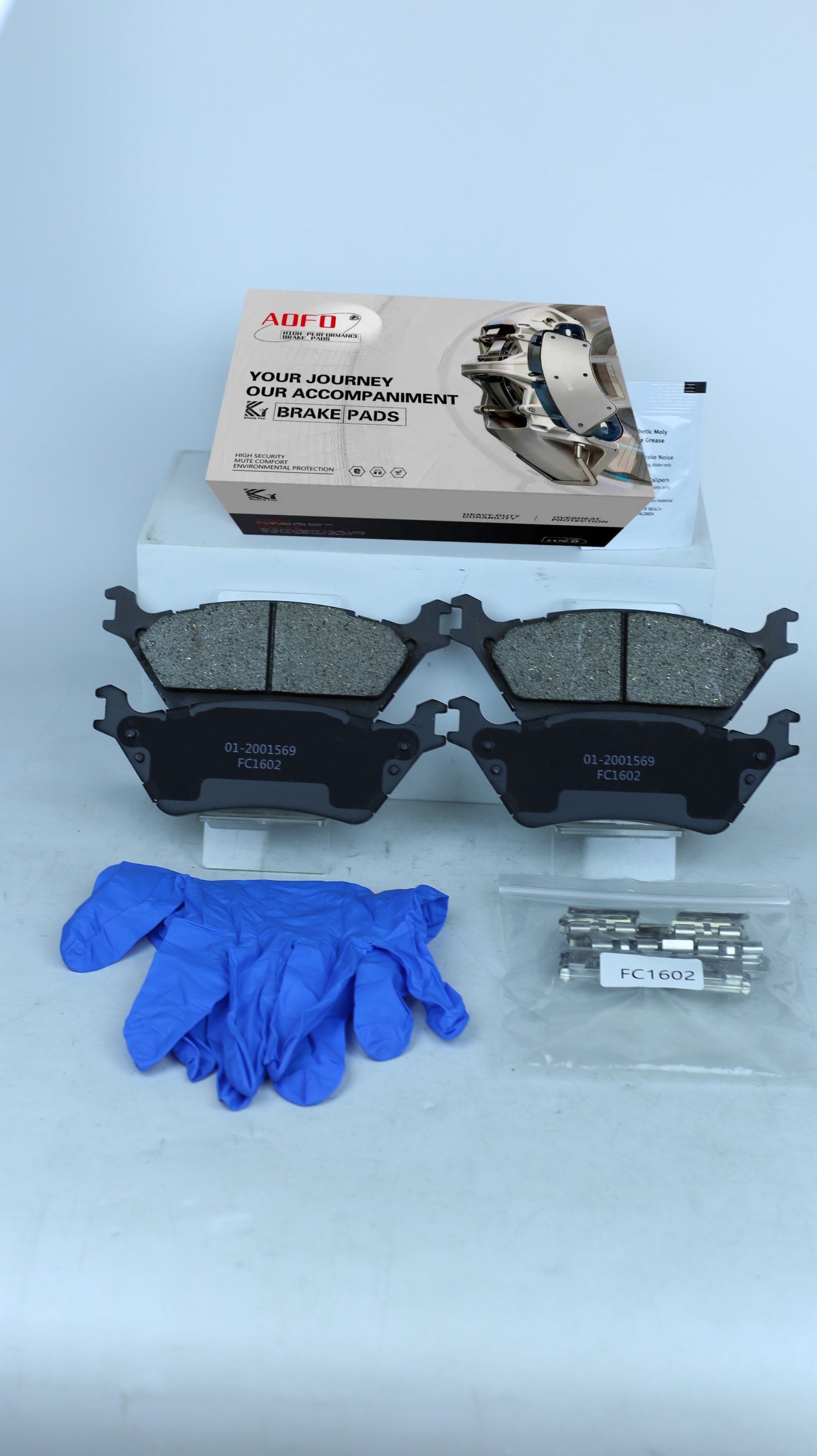 D1602 Rear Brake Pads | Automotive Passenger Car Disc Pads
